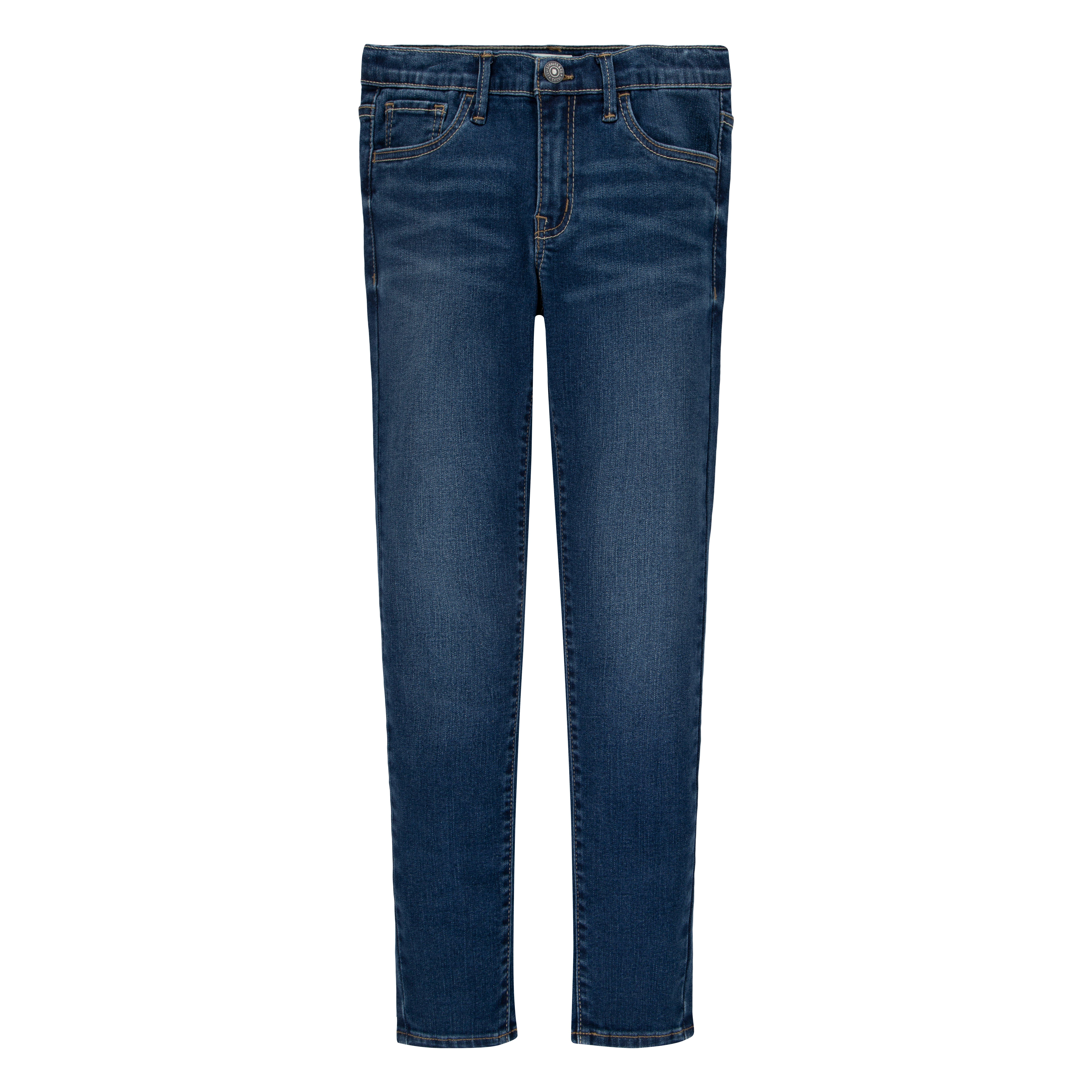 Levi's Big Girls' 710 Super Skinny Fit Slim Navy Wash Denim Jeans - NAVY